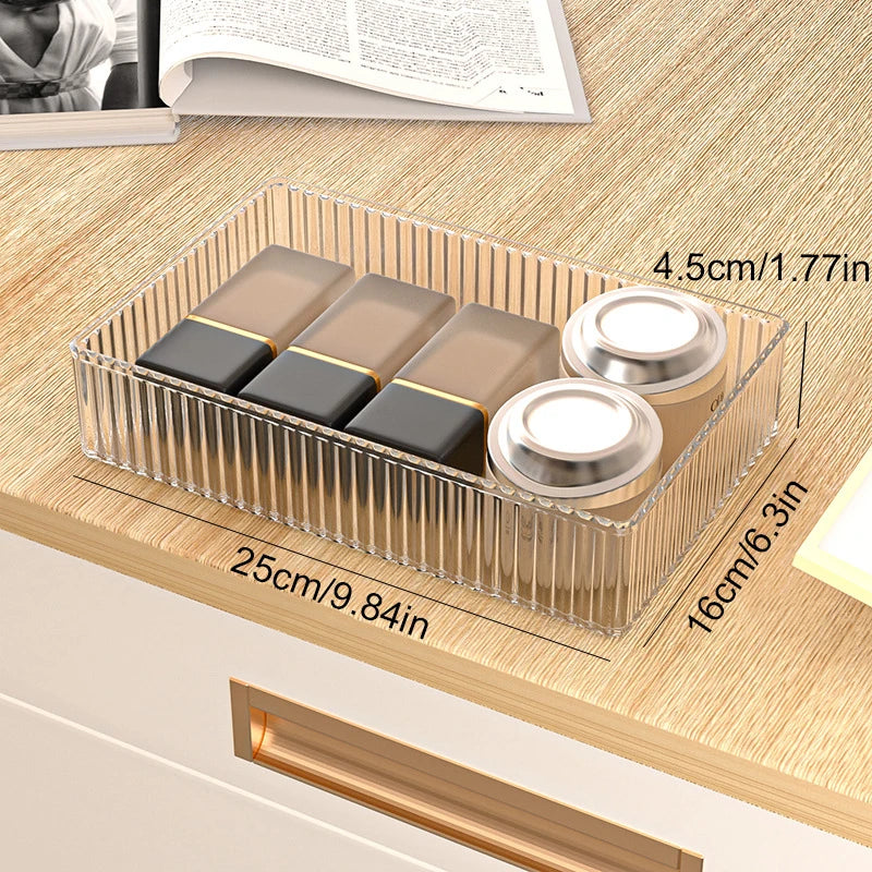 Glam Grid Multi-Compartment Drawer Organizers