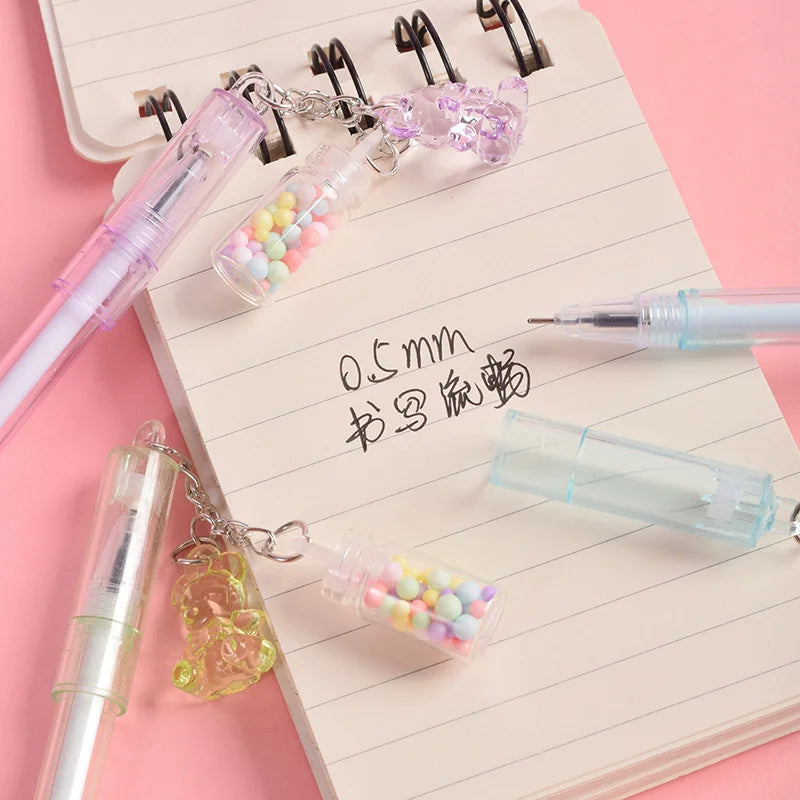 Gummy Bear Charm Pen Erasable Gel Pen