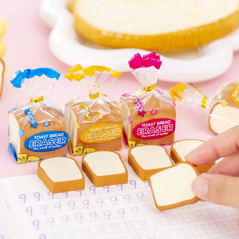 Fresh Toast Bread Slice Erasers