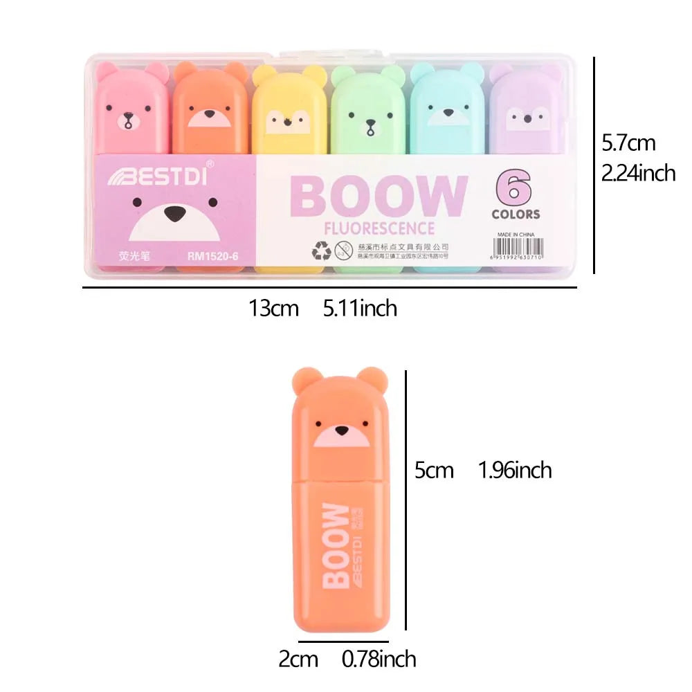 Bear Brights Mini Highlighters