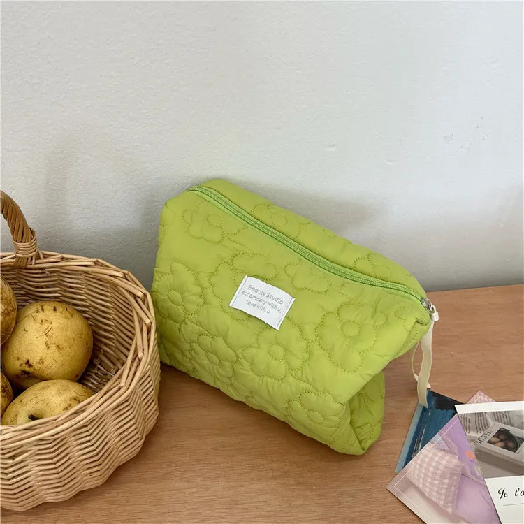 Puffy Dreams Floral Travel Toiletry Bag