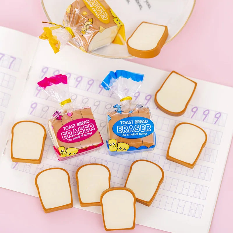 Fresh Toast Bread Slice Erasers