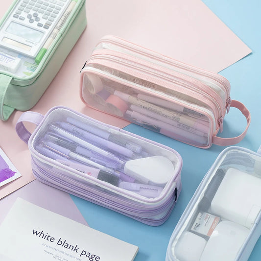Clear View Transparent Pencil Organizer