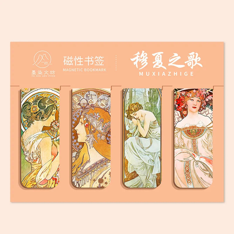 Famous Painting Masterpiece Magnetic Bookmarks