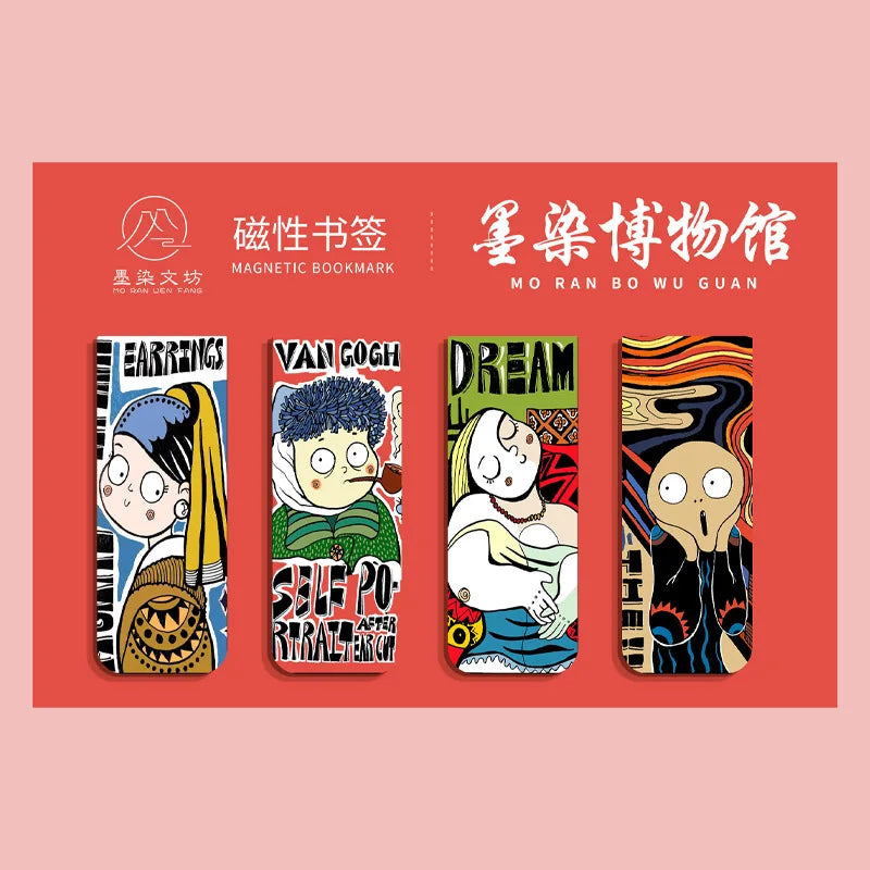 Famous Painting Masterpiece Magnetic Bookmarks