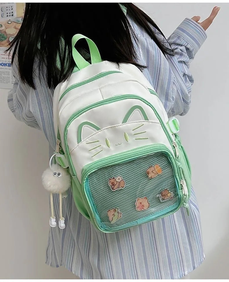 Neko Cutie Ita Y2K Cat Display Backpack