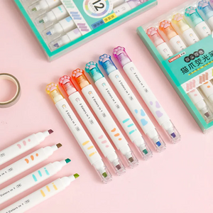 Kitty Paw Pop Duo Highlighter Pens