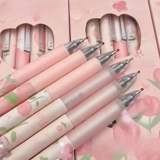 Peachy Petals Gel Pens