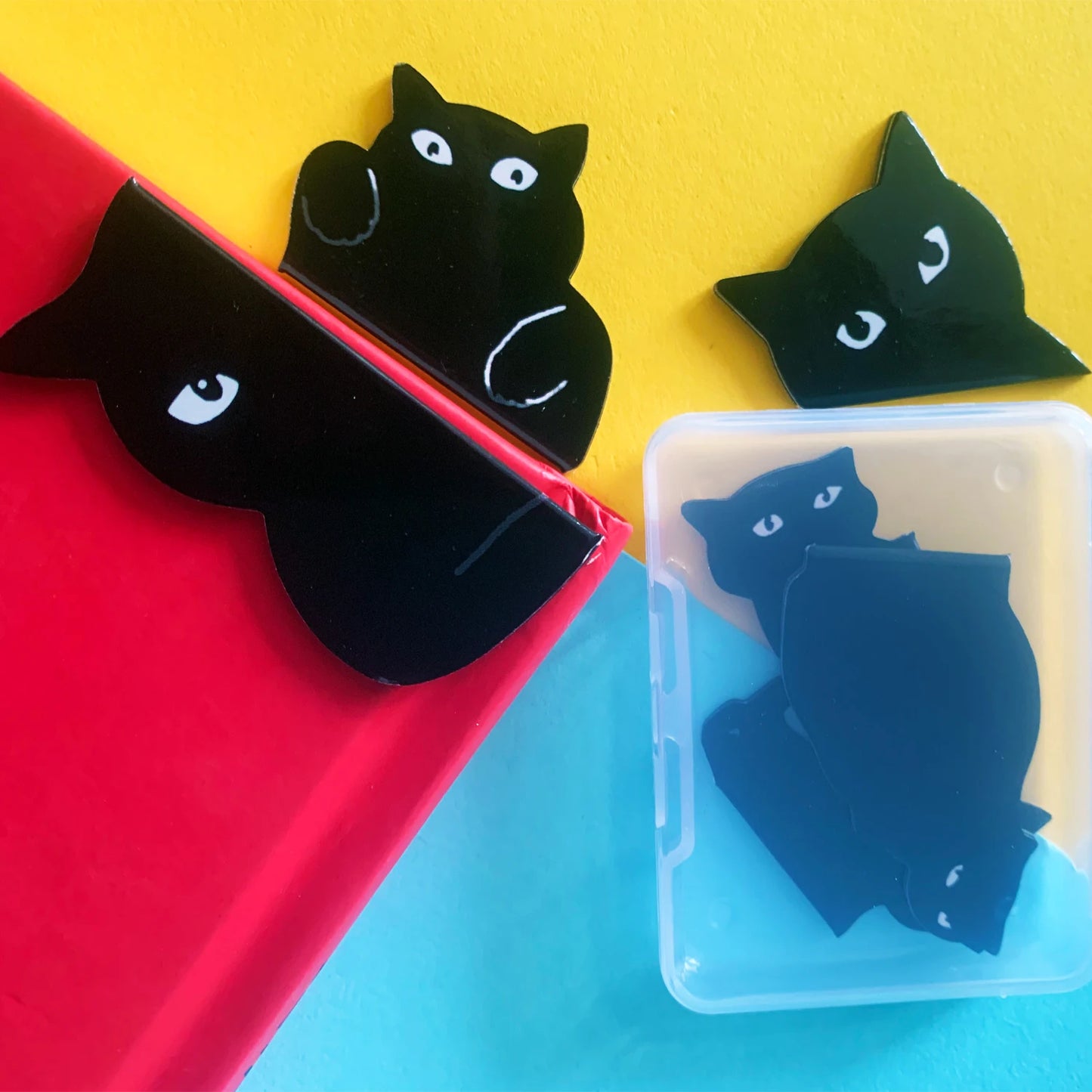 Shadow Cat Magnetic Bookmarks
