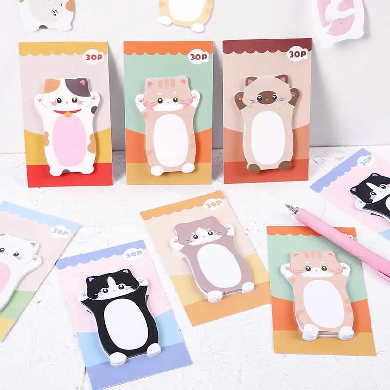 Paw-sitive Kitty Sticky Notes