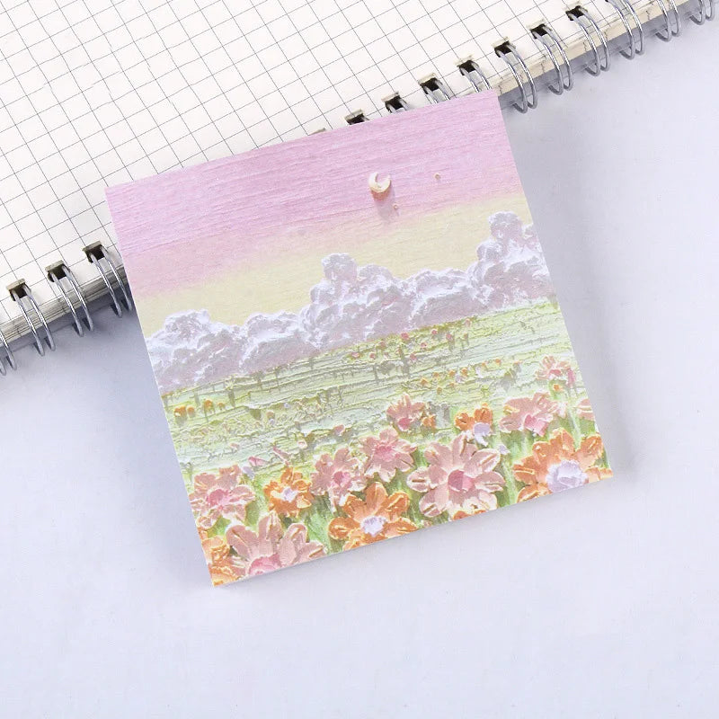 Pastella Landscape Painting Sticky Notes