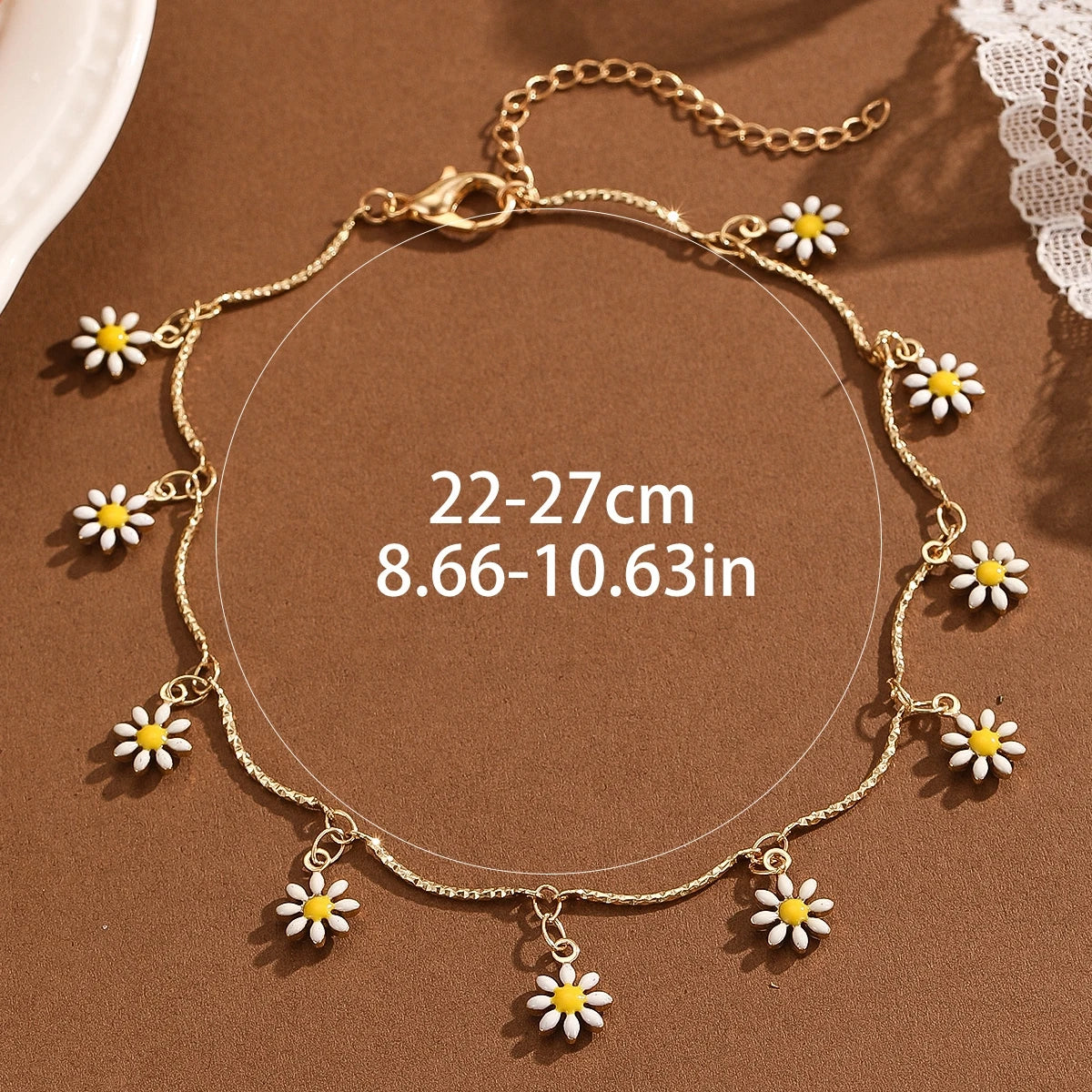 Daisy Daydream Chain Anklet