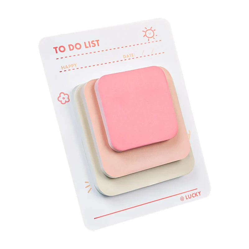 Pastel Stack Sticky Notes (3-Size)