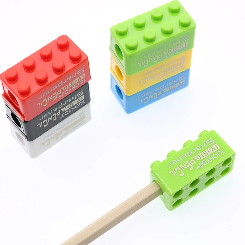 Colorful Building Block Pencil Sharpener