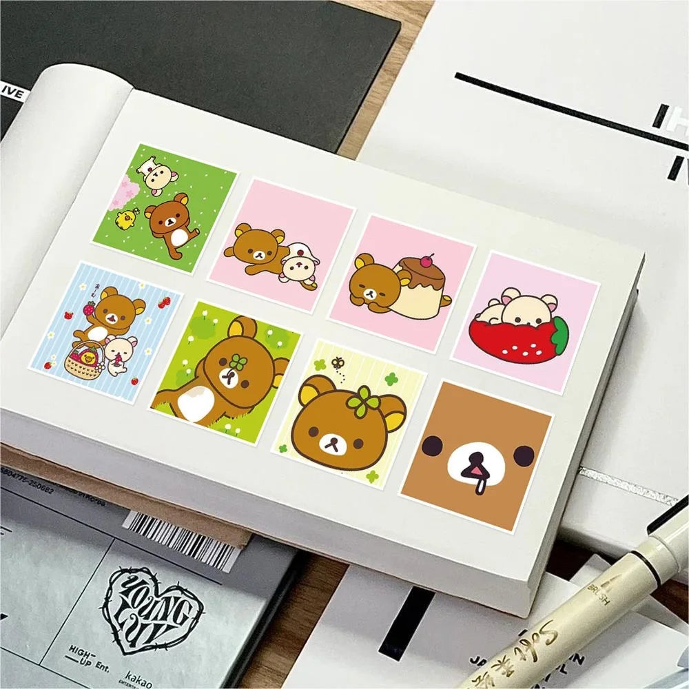 Rilakkuma Treat Time Sticker Strip Roll