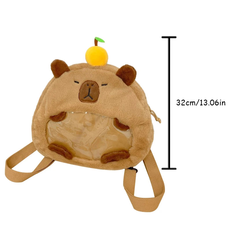 Sleepy Snout Capybara Softie Backpack