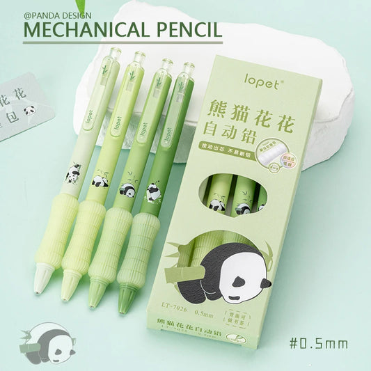 Panda Bamboo Mechanical Pencil Set