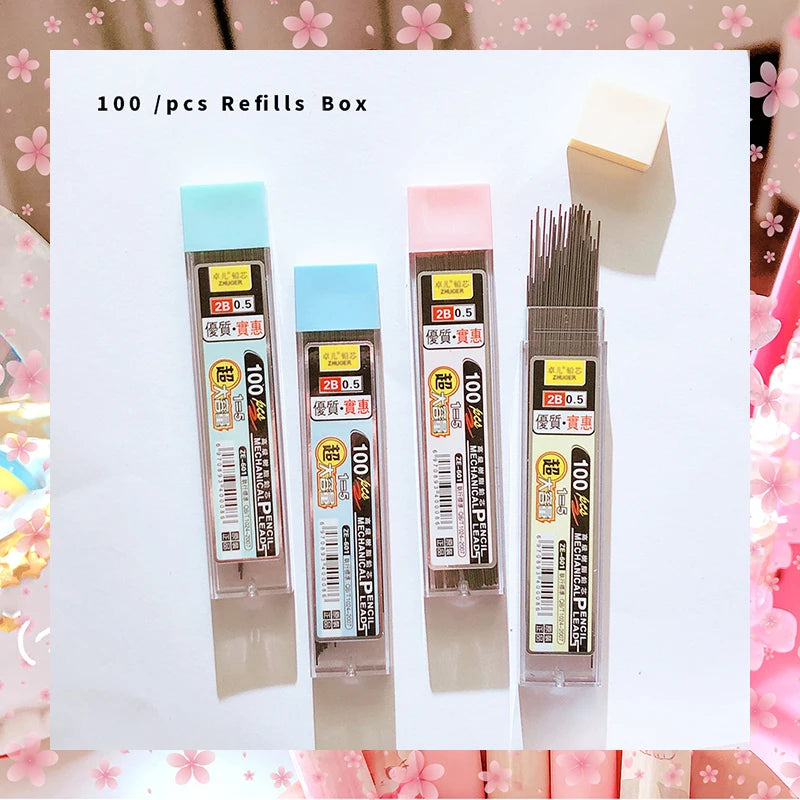 Sakura Bloom Mechanical Pencils (with Refills)