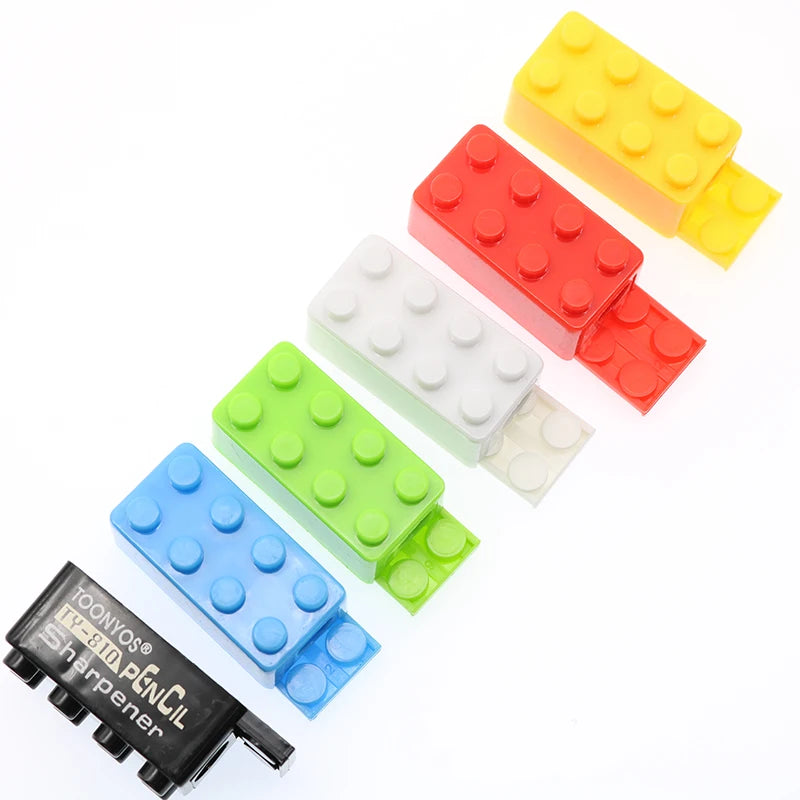Colorful Building Block Pencil Sharpener