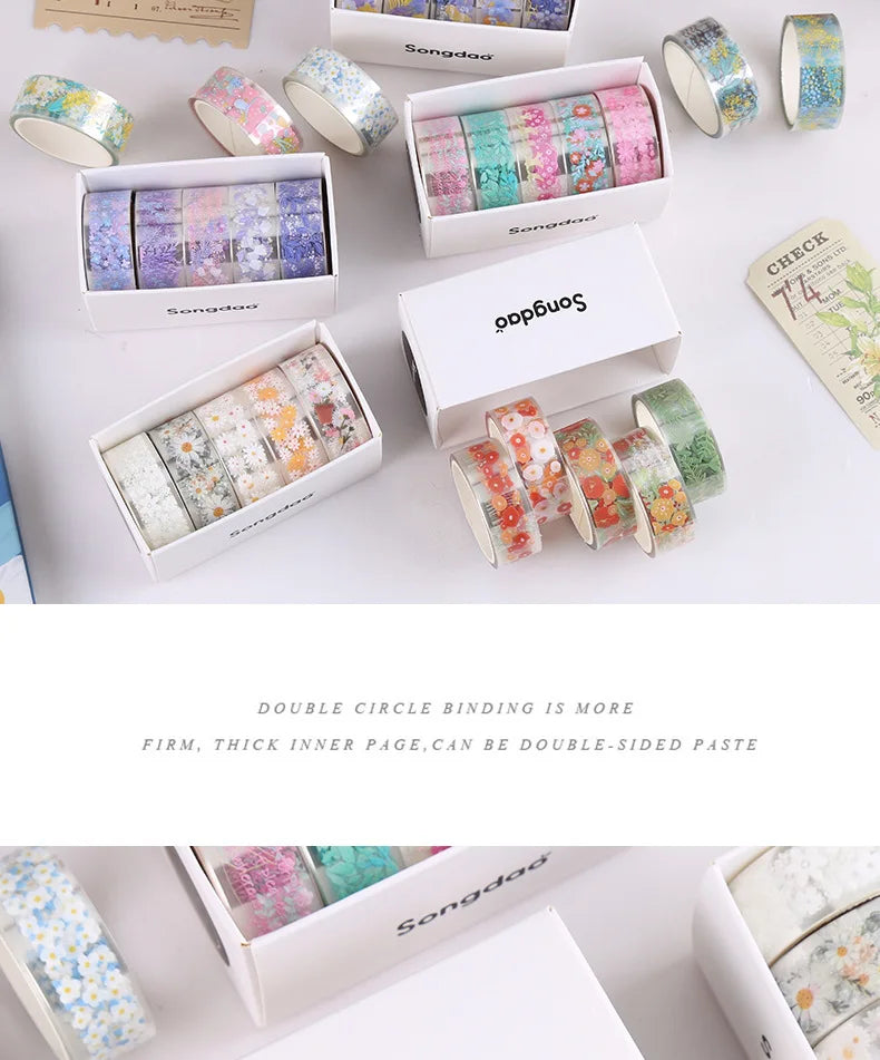 Whimsical Wonders Transparent Sticker Rolls