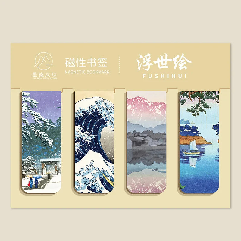 Famous Painting Masterpiece Magnetic Bookmarks